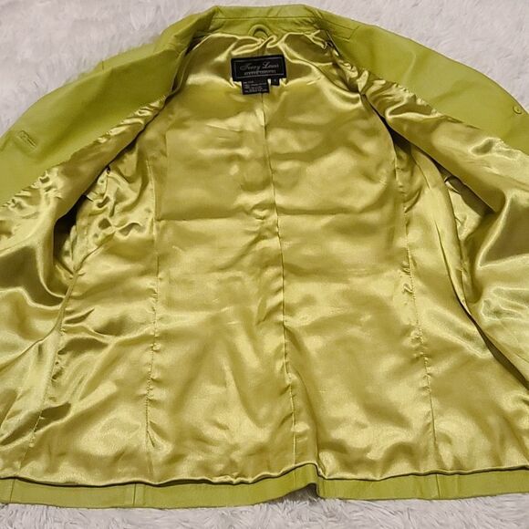 Studded Leather Coat Small - Picture 5 of 5